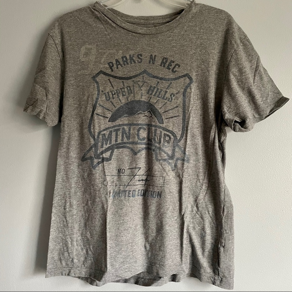 Vintage-look Graphic heather grey t-shirt M